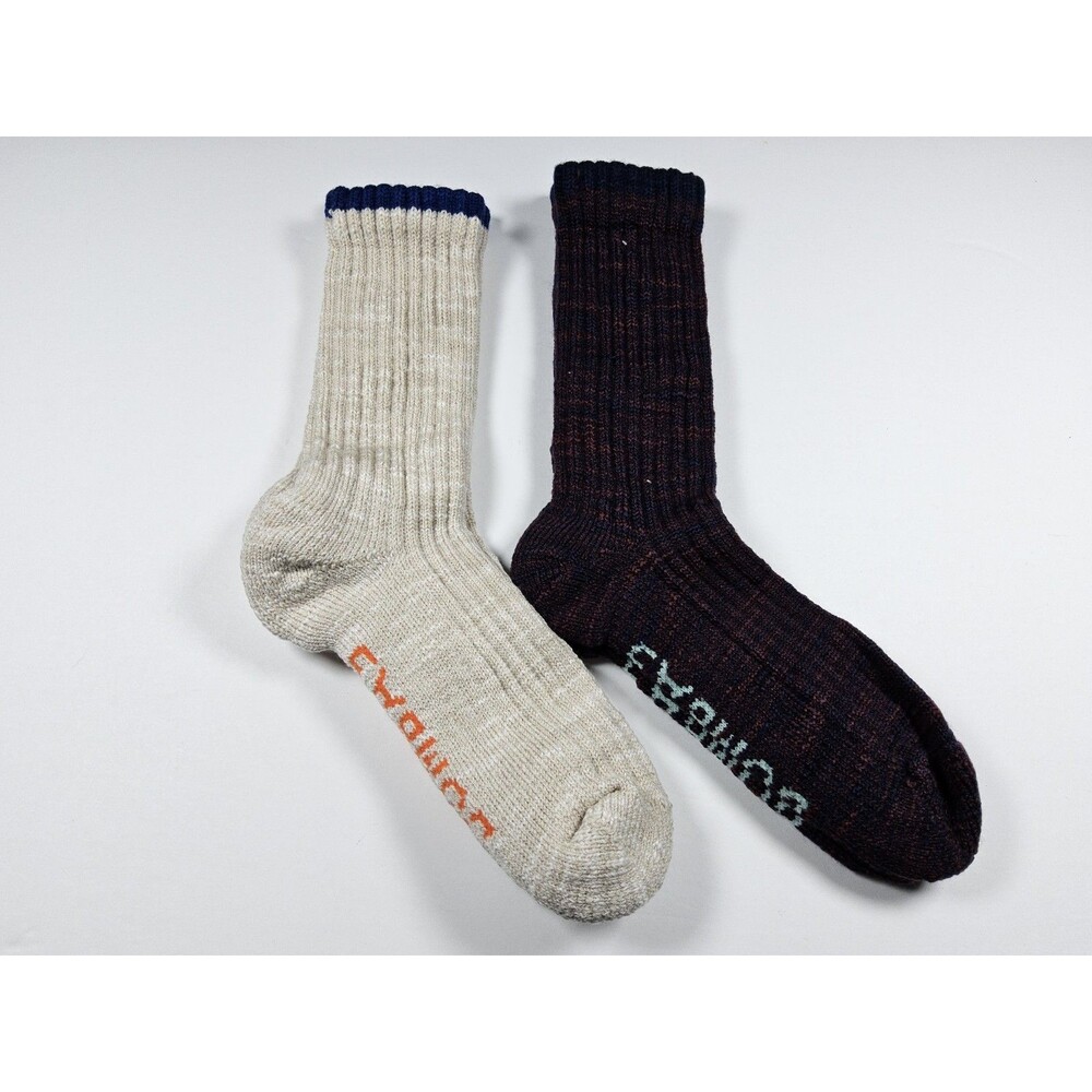 Bombas Chunky Ragg Calf Socks Lot Of 2 Pairs Size M